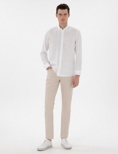 Bej Slim Fit Jean Pantolon - 50302674016