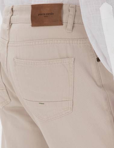 Bej Slim Fit Jean Pantolon