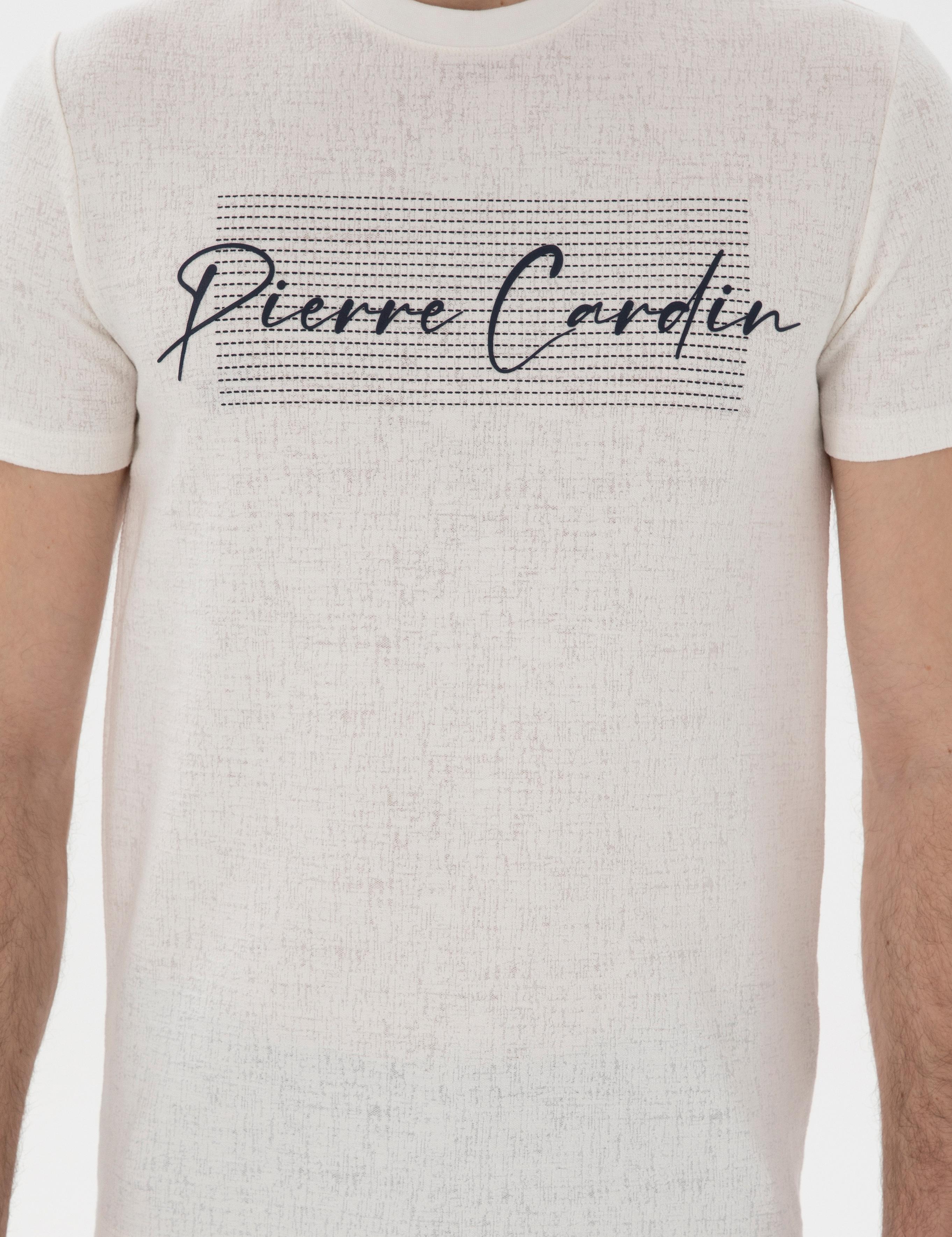 Ekru Slim Fit Tişört