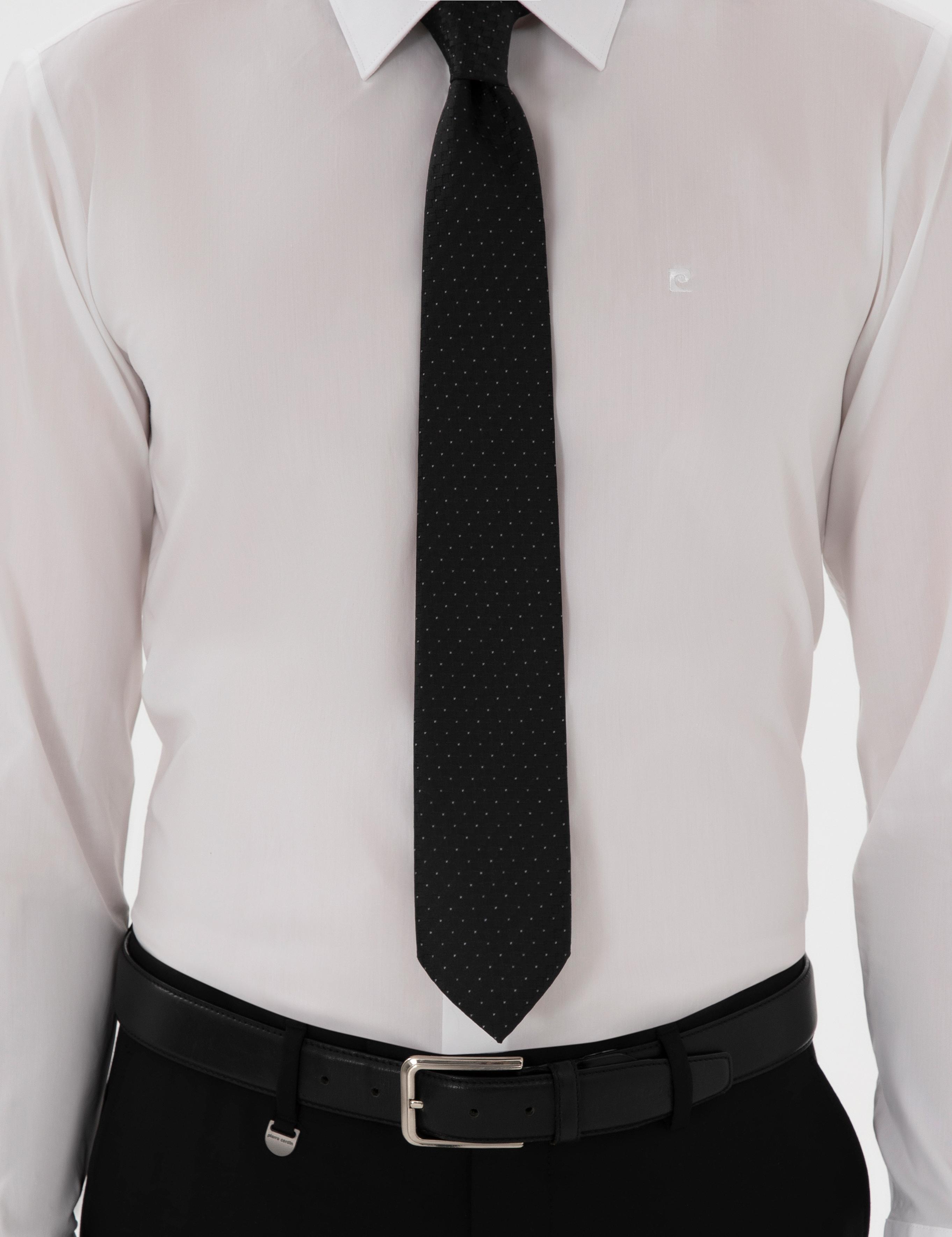 Beyaz Slim Fit Uzun Kollu Basic Gömlek