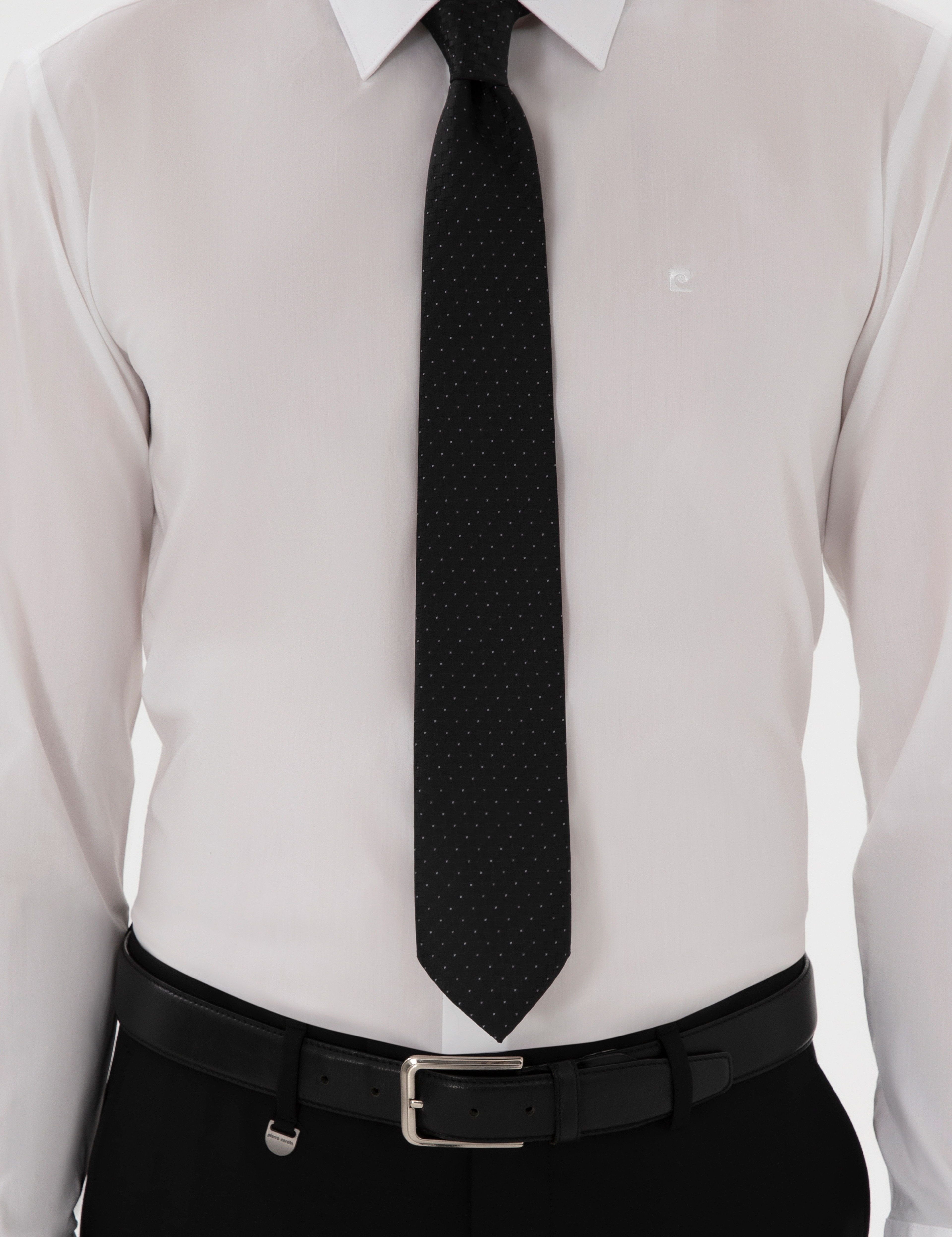Beyaz Slim Fit Uzun Kollu Basic Gömlek - Image 6