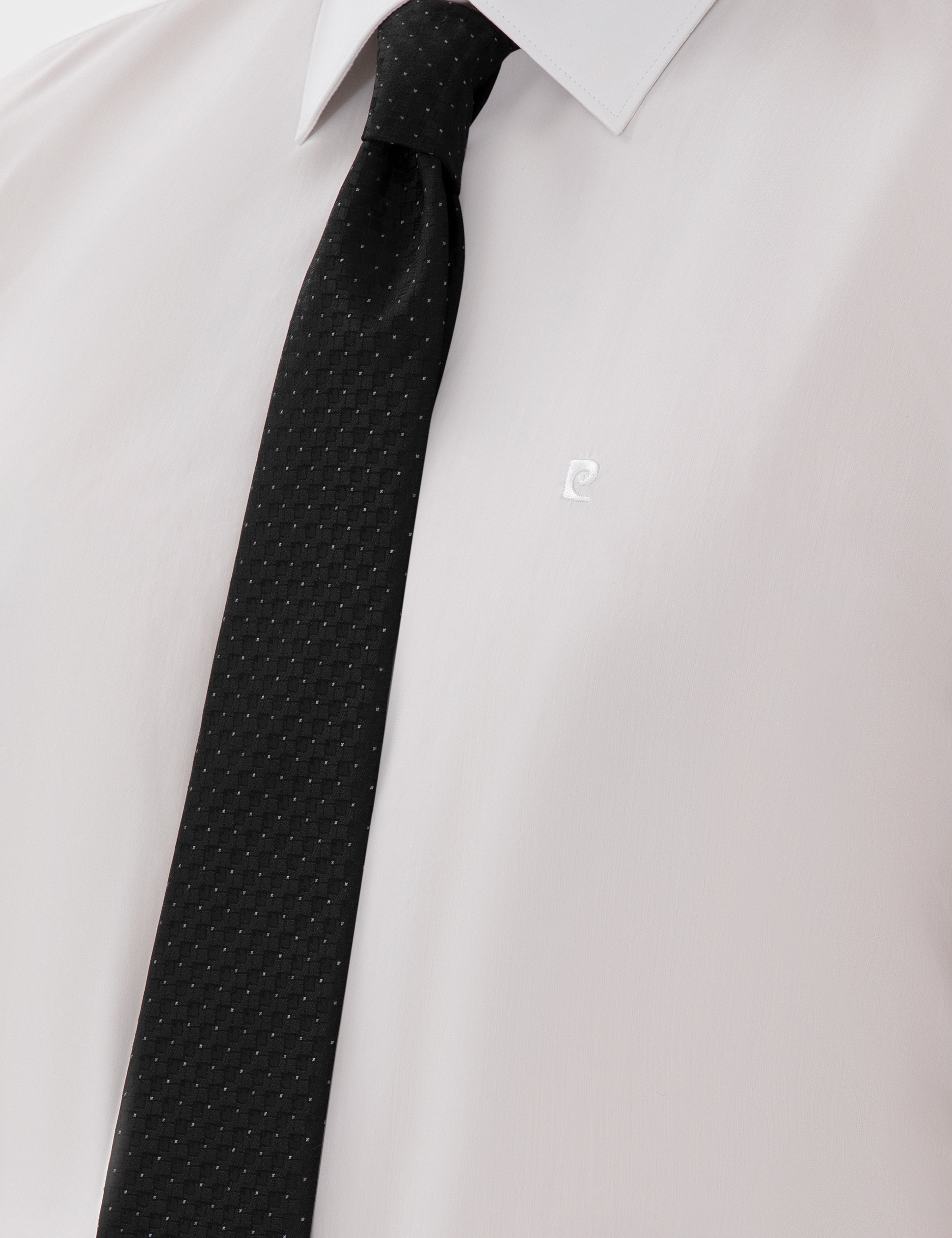 Beyaz Slim Fit Uzun Kollu Basic Gömlek - Image 7
