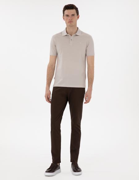 Kahverengi Slim Fit 5 Cep Chino Pantolon - 50271249185