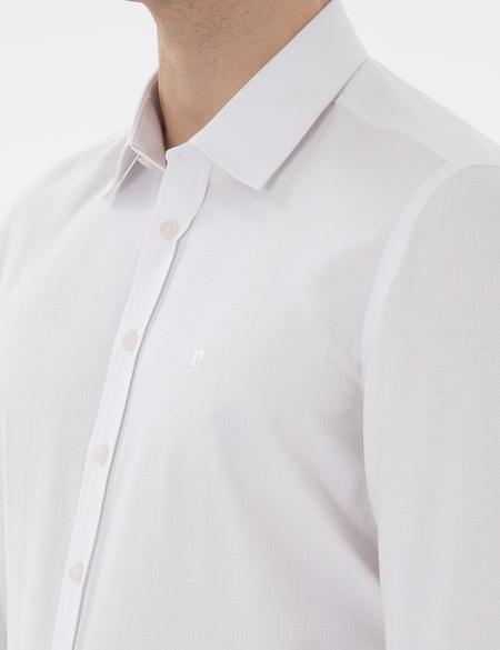 Beyaz Slim Fit Uzun Kollu Gömlek - 50282967001