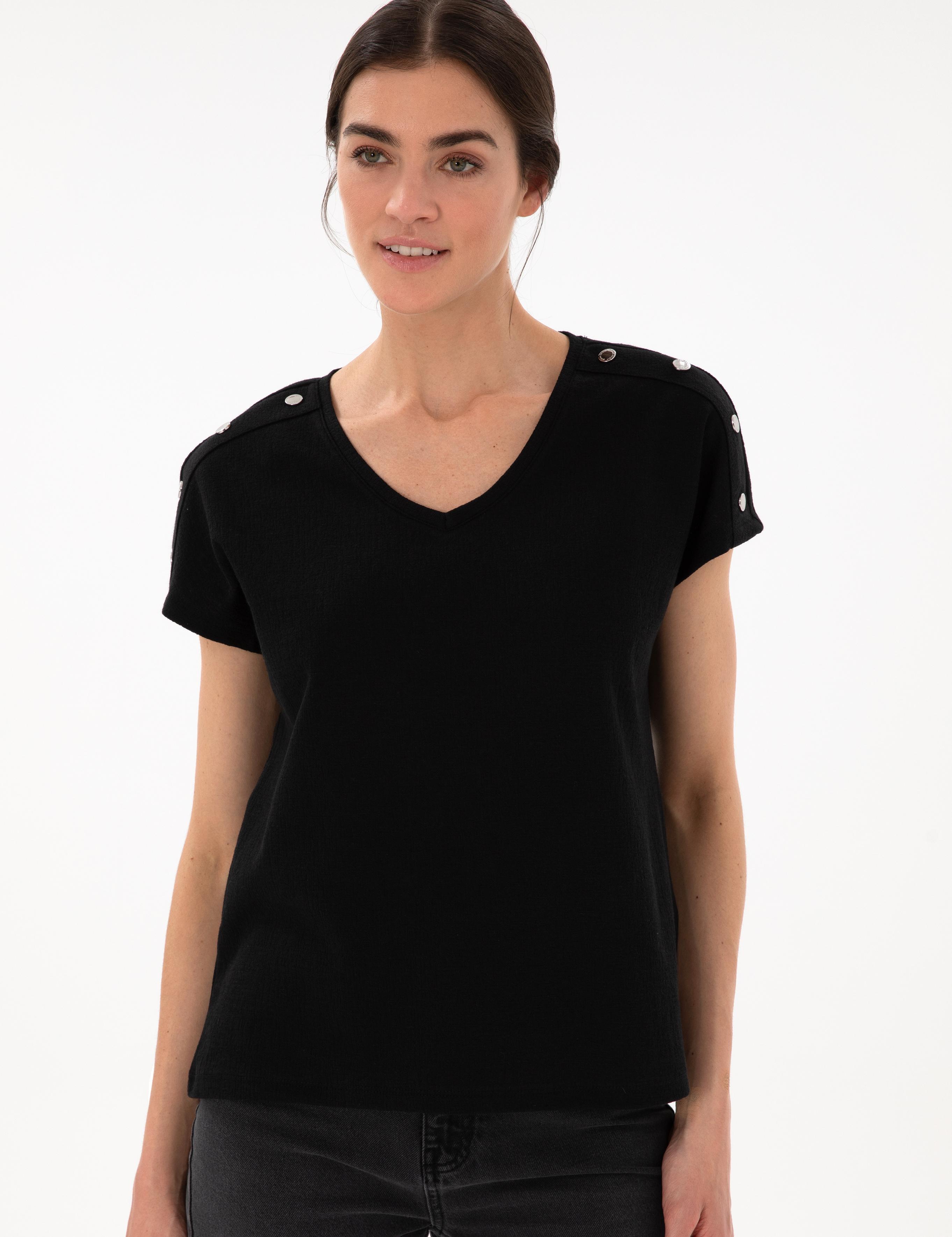 Siyah Regular Fit Tişört