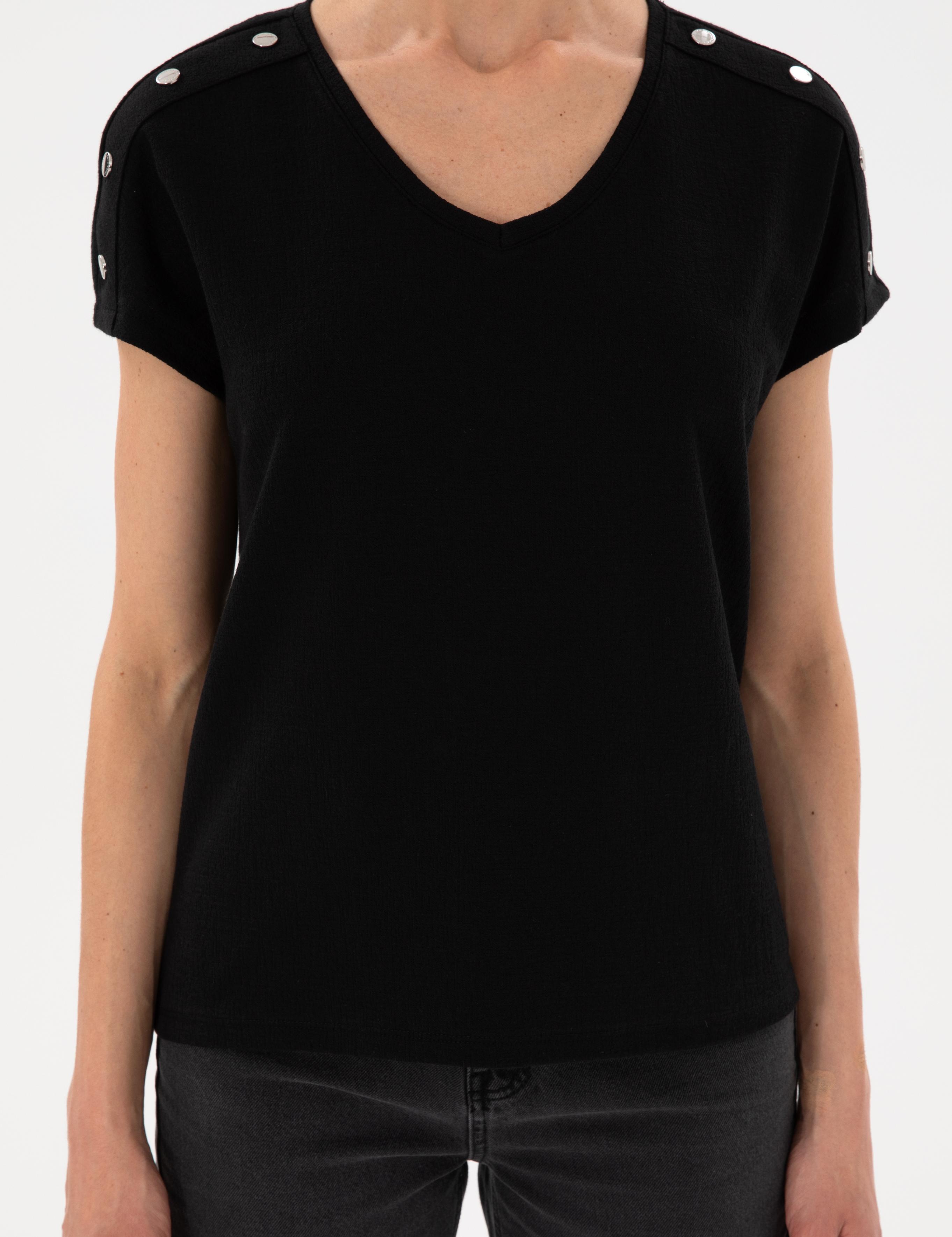 Siyah Regular Fit Tişört