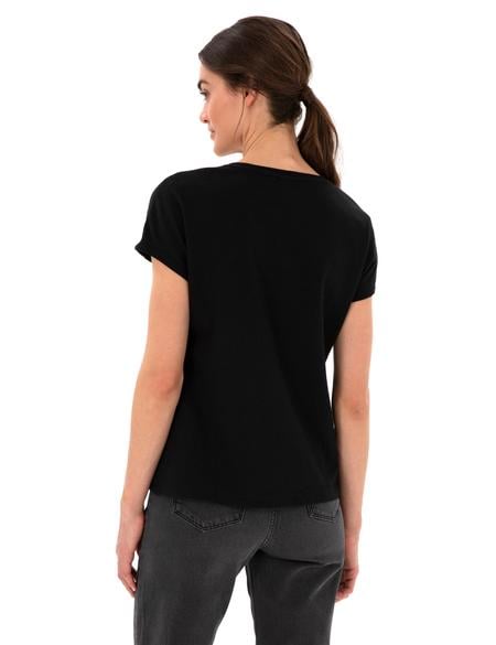 Siyah Regular Fit Tişört - 50301452027