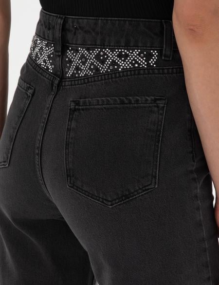 Antrasit Mom High Waist Fit Jean Pantolon - 50301246022