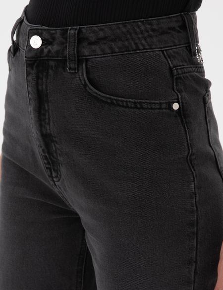 Antrasit Mom High Waist Fit Jean Pantolon - 50301246022