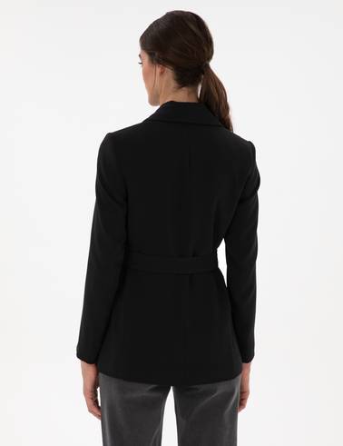 Siyah Regular Fit Ceket