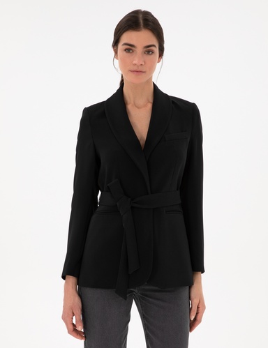 Siyah Regular Fit Ceket