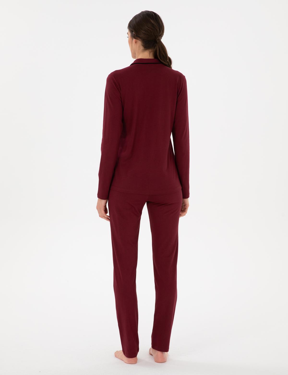 Bordo Pijama Takımı - 50311129001