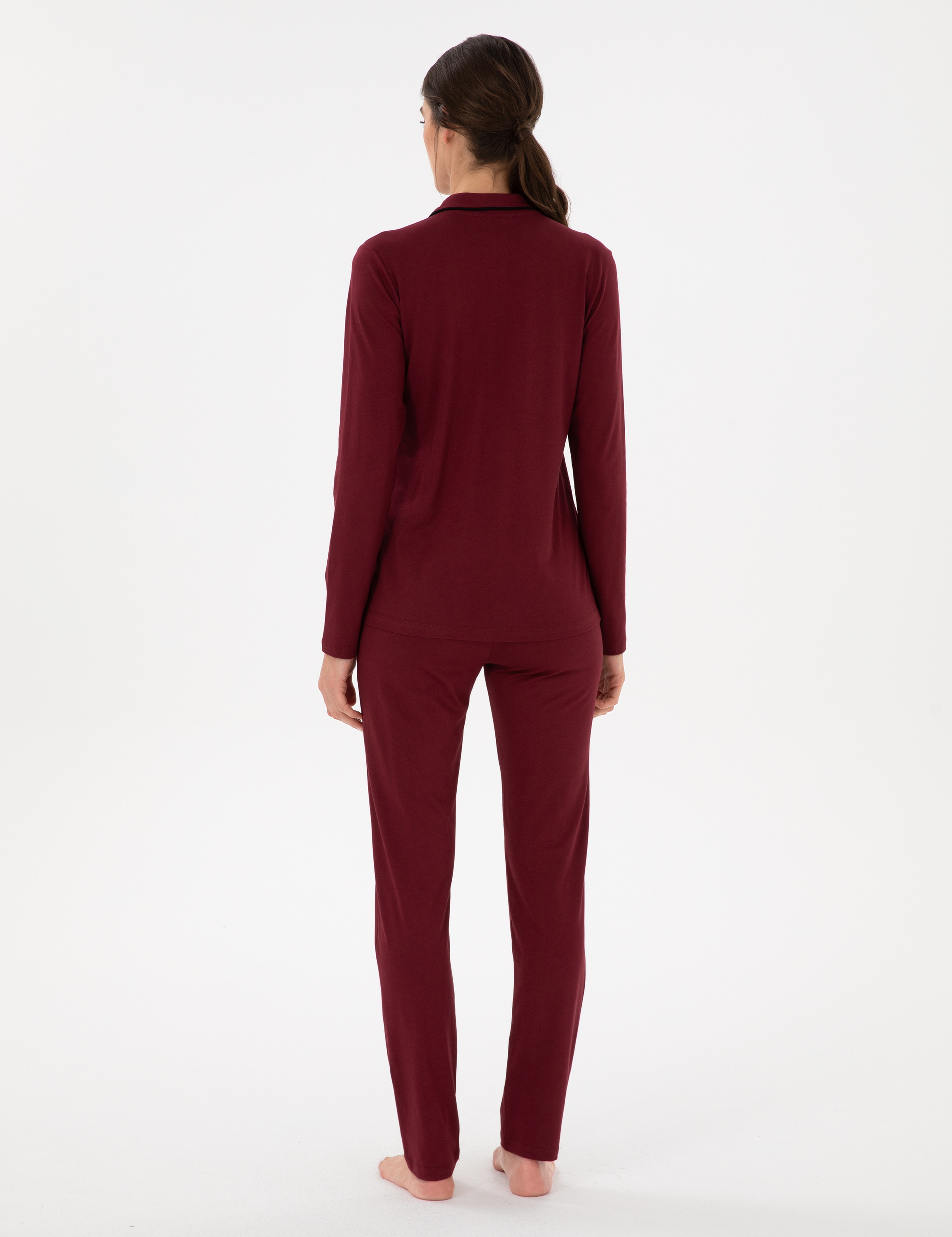 Bordo Pijama Takımı - Image 5
