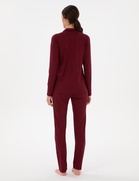 Bordo Pijama Takımı - 50311129001