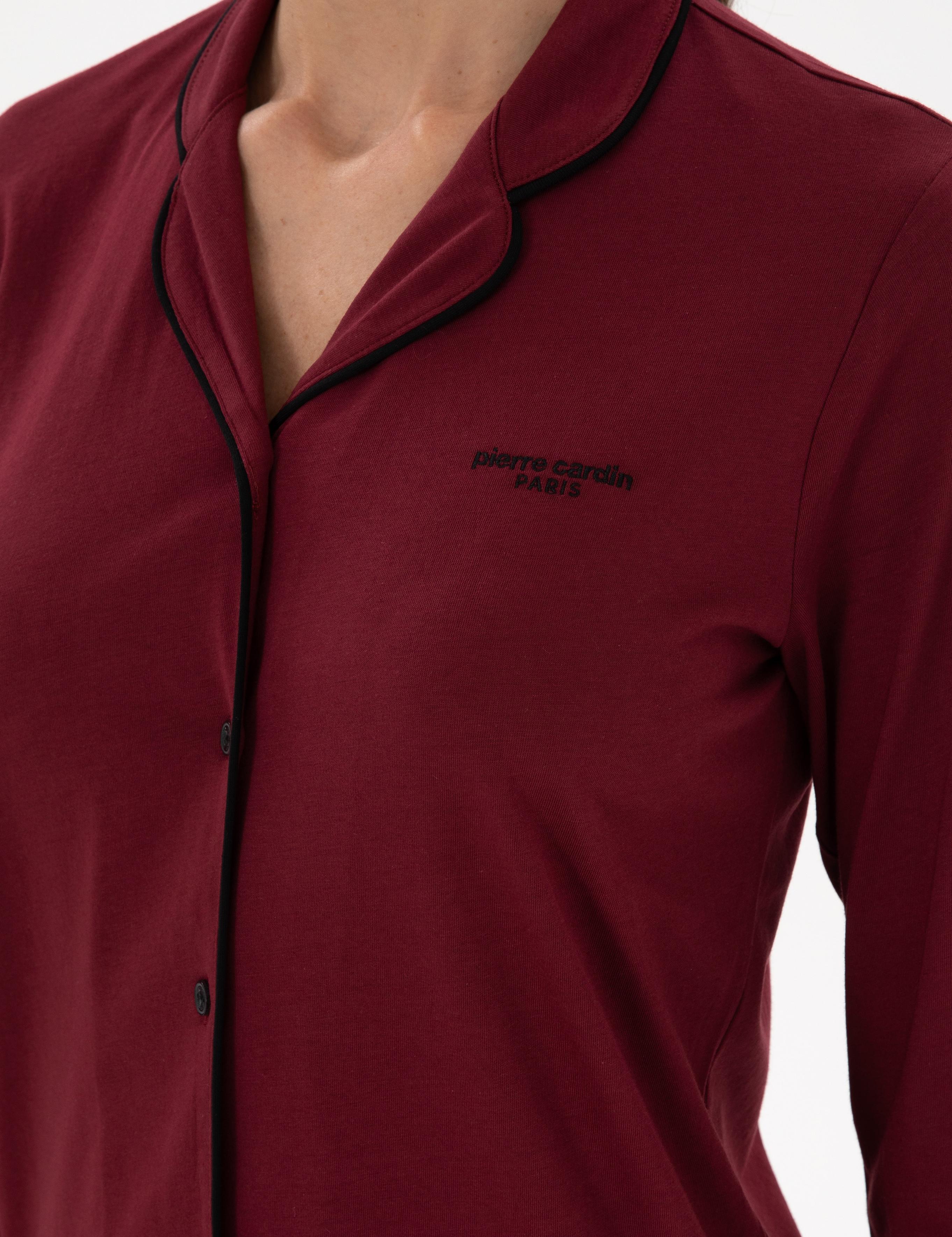 Bordo Pijama Takımı