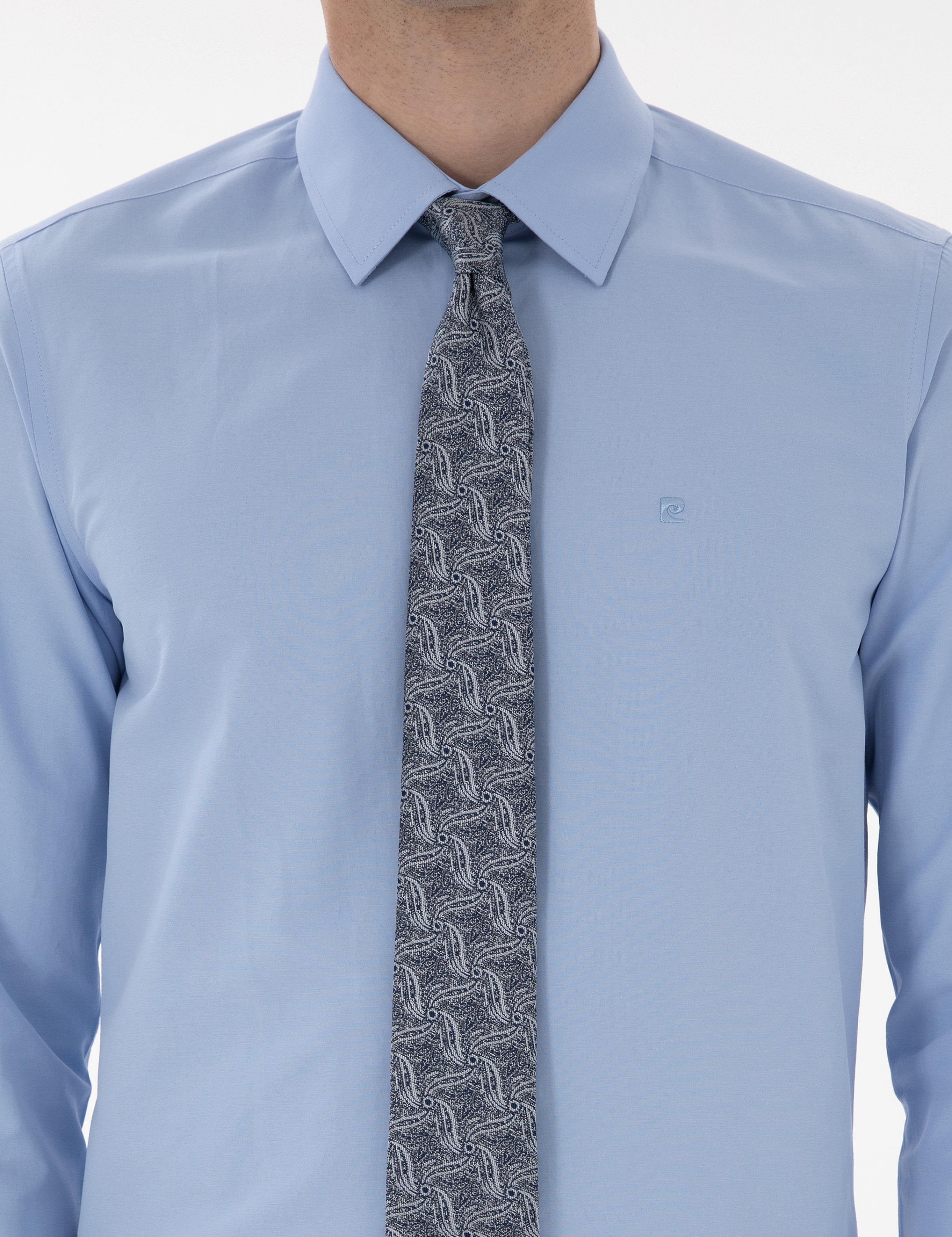 Mavi Slim Fit Uzun Kollu Klasik Basic Gömlek