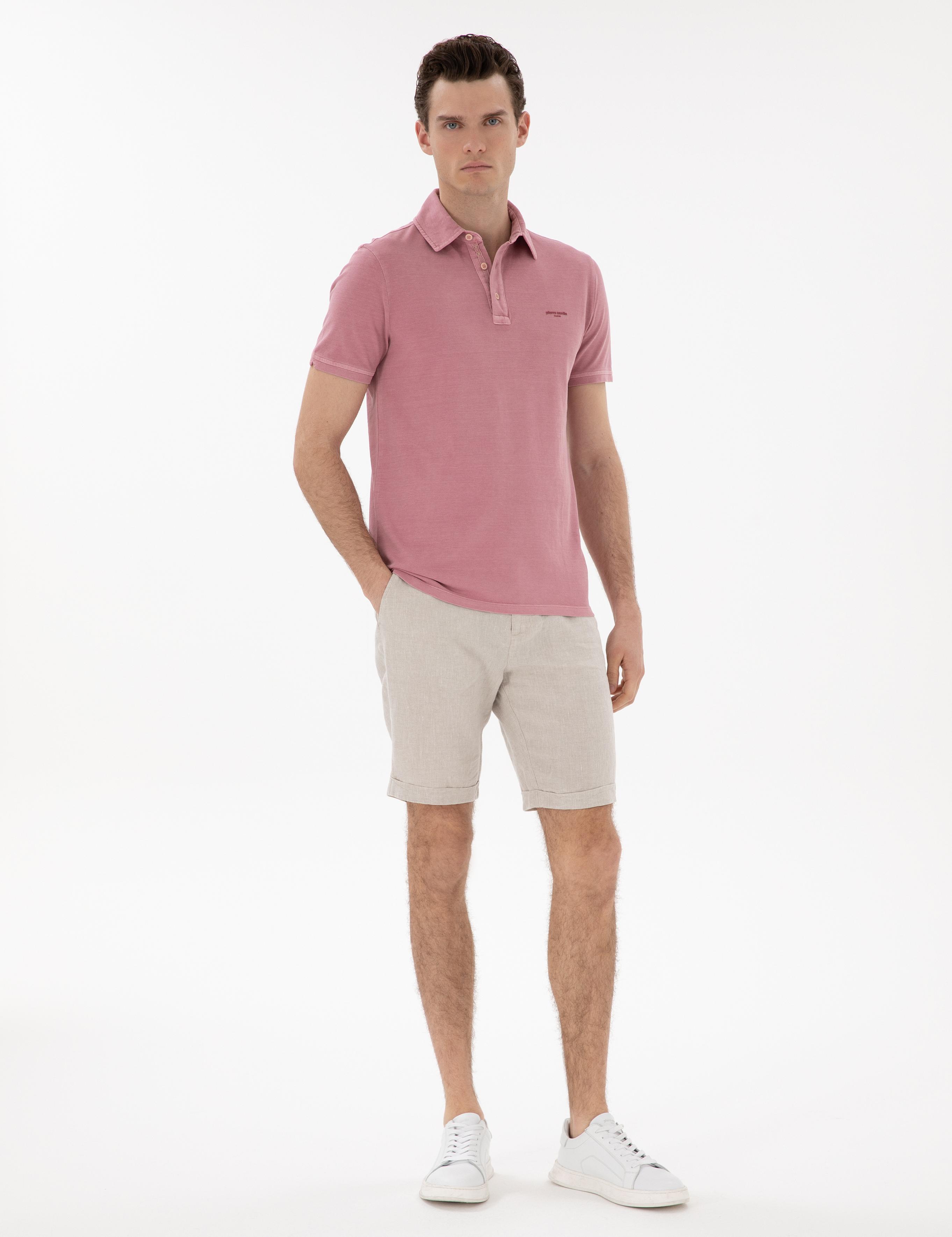 Gül Kurusu Slim Fit Tişört