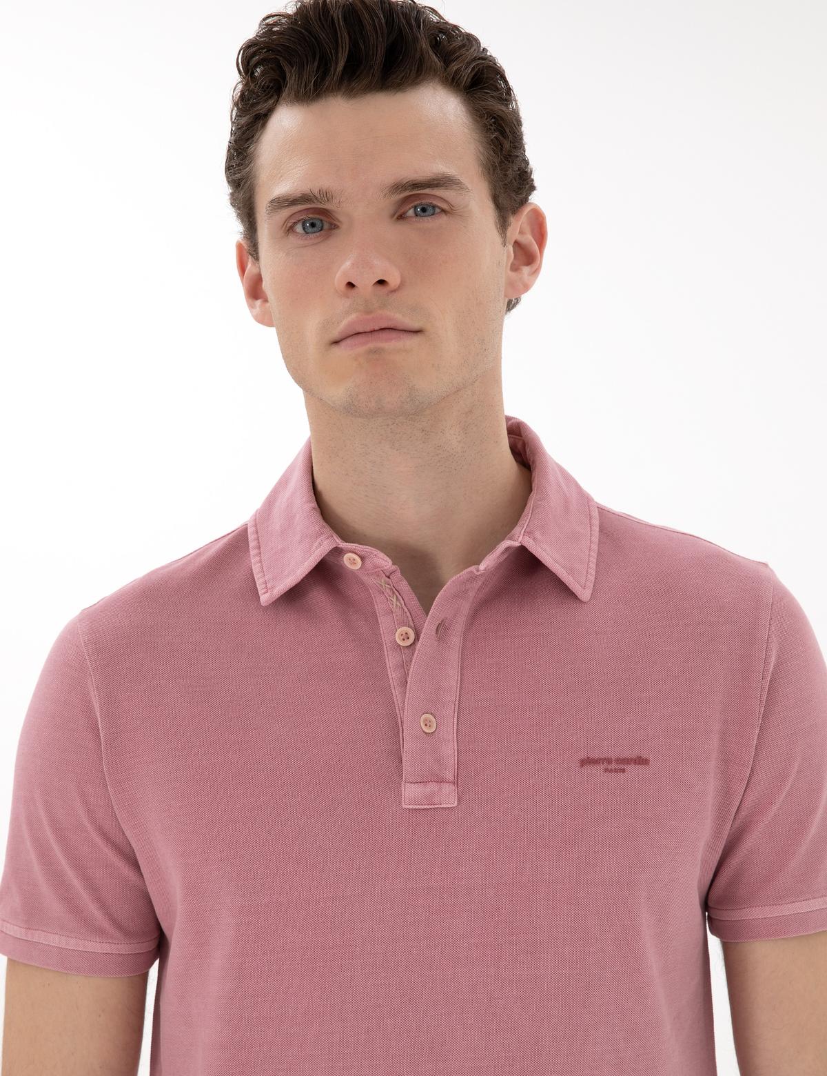 Gül Kurusu Slim Fit Tişört - 50285411087