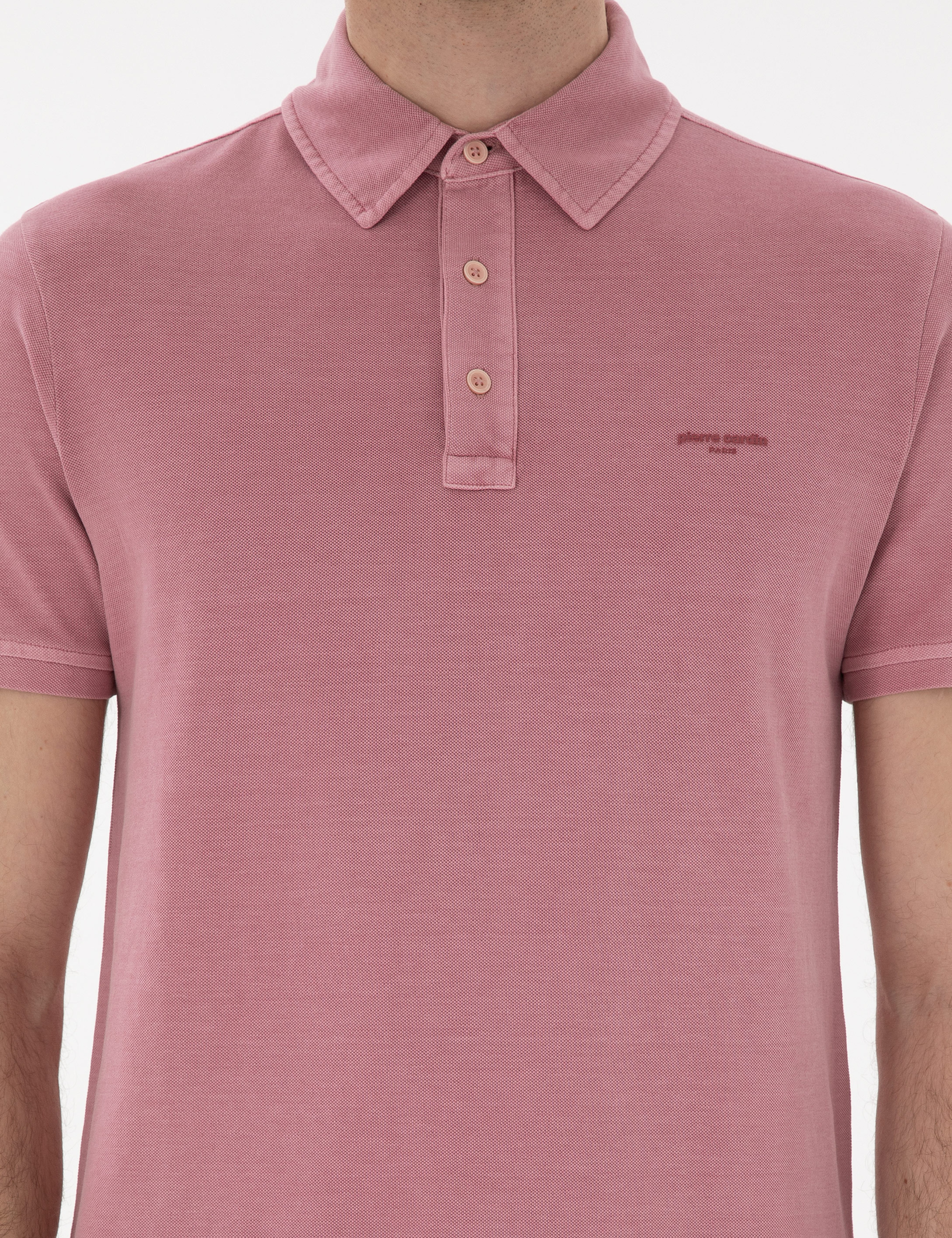 Gül Kurusu Slim Fit Tişört