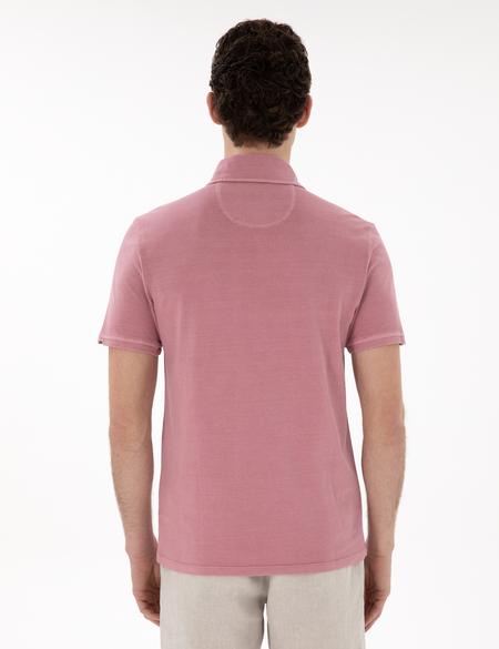 Gül Kurusu Slim Fit Tişört - 50285411087