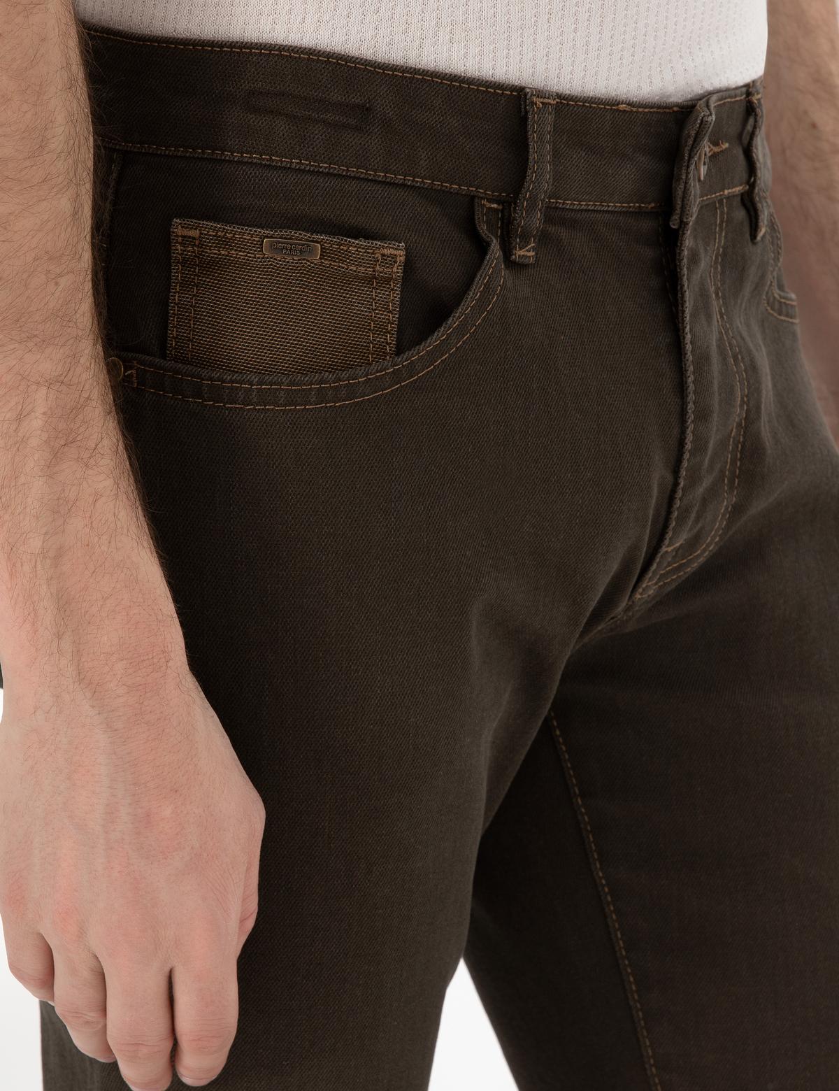 Kahverengi Slim Fit Jean Pantolon - 50305098024