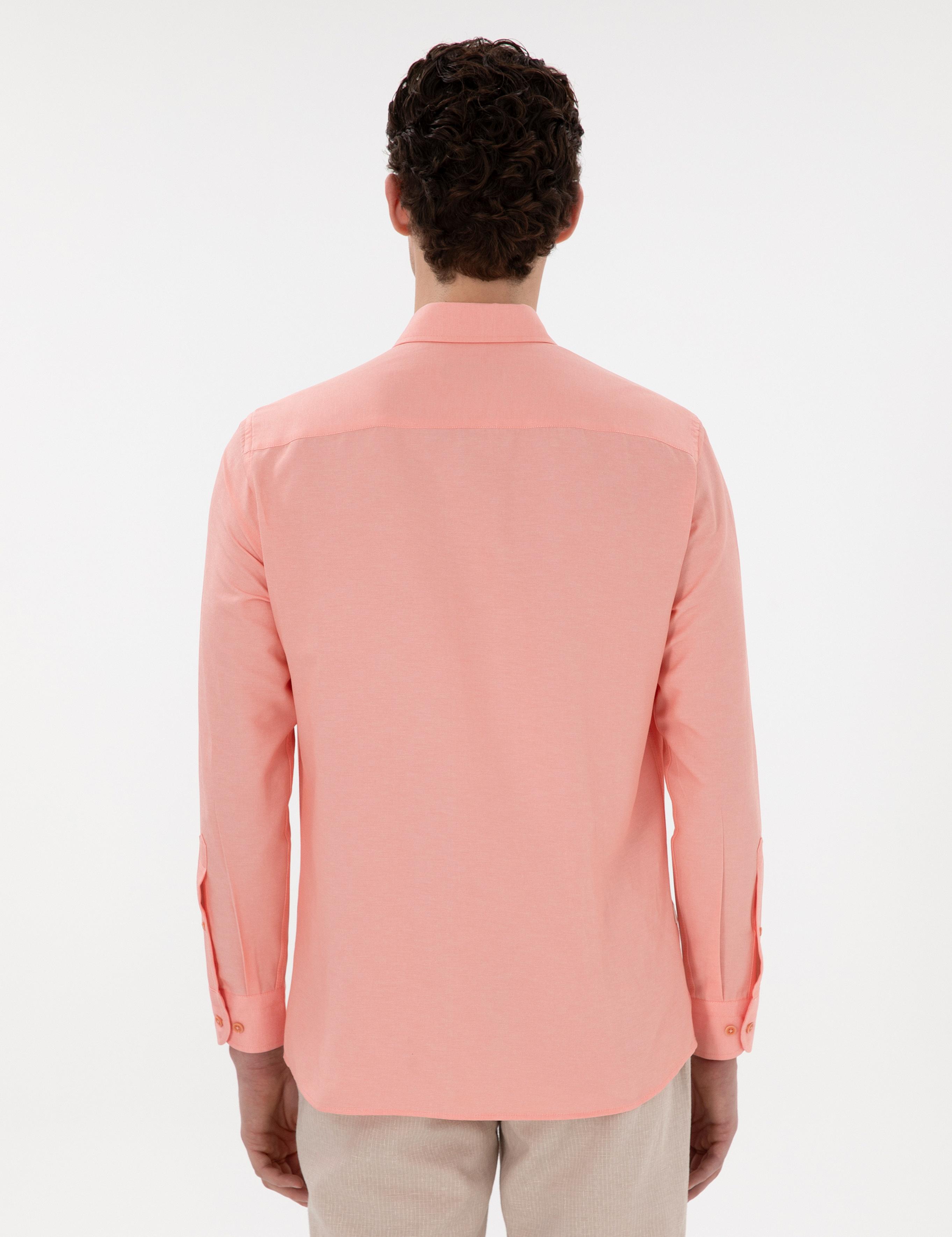 Nar Çiçeği Regular Fit Uzun Kollu Gömlek