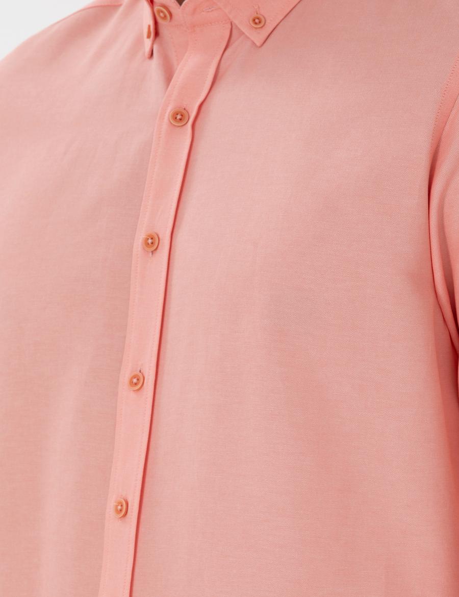 Nar Çiçeği Regular Fit Uzun Kollu Gömlek