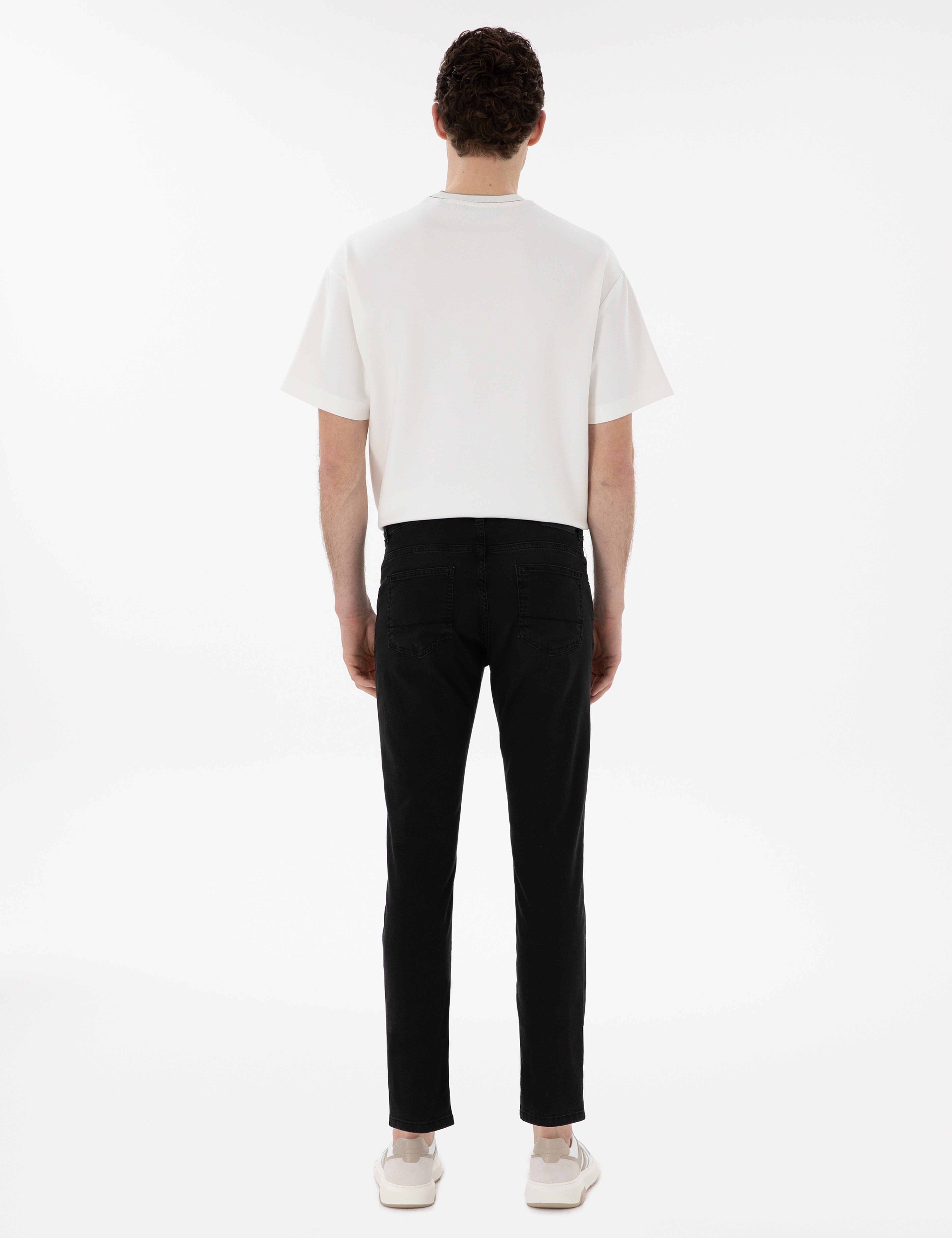 Siyah Slim Fit Jean Pantolon