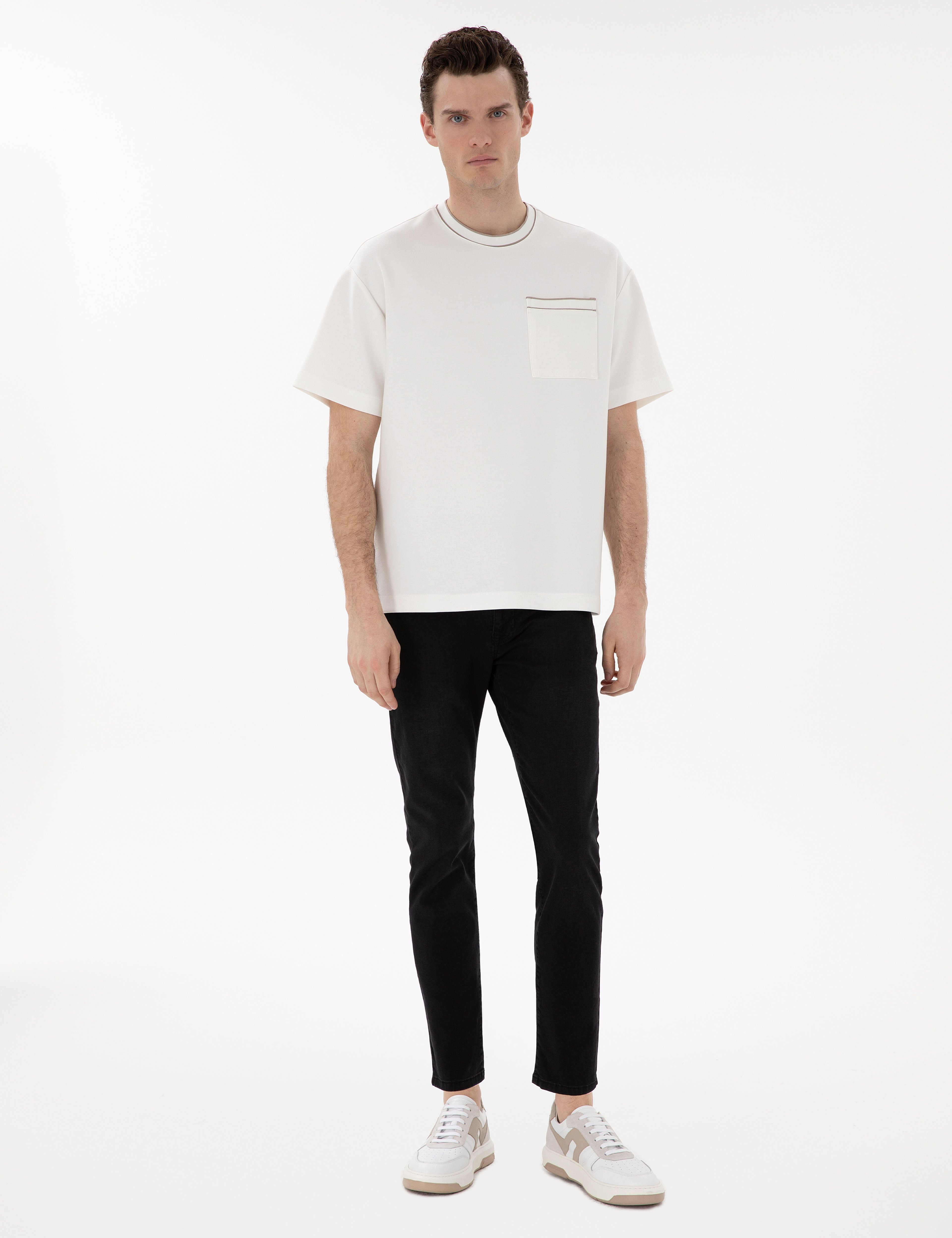 Siyah Slim Fit Jean Pantolon