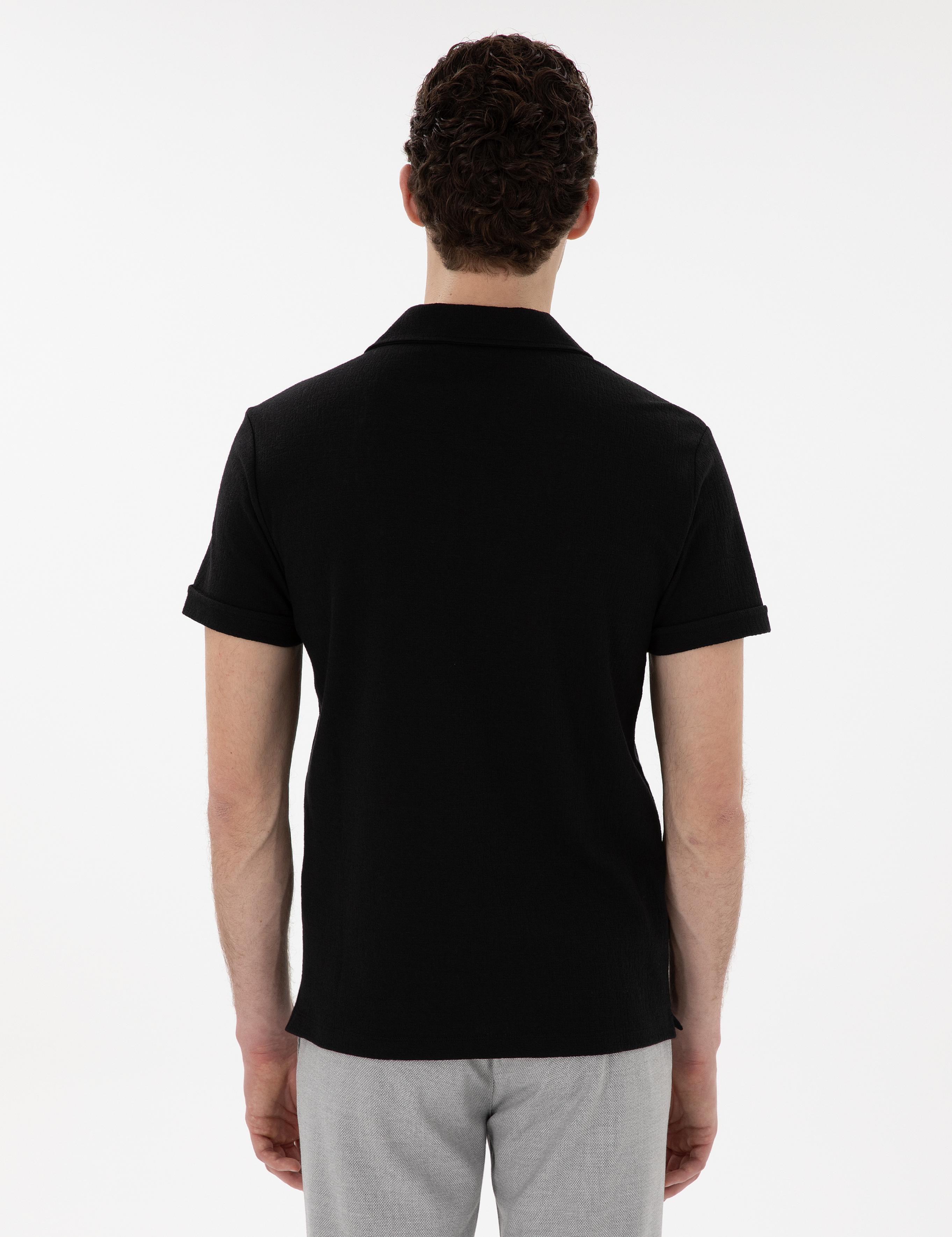 Siyah Slim Fit Tişört