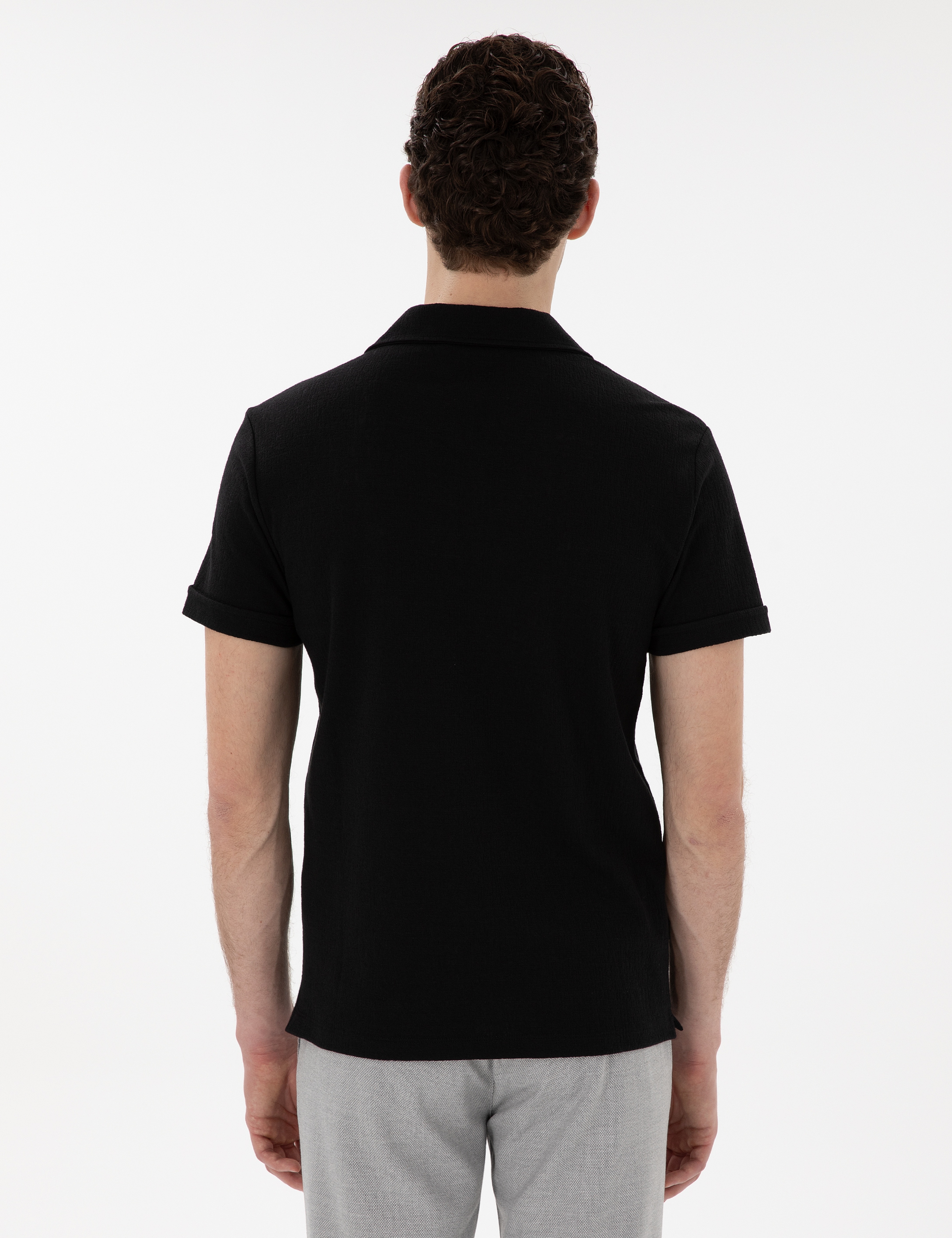 Siyah Slim Fit Tişört