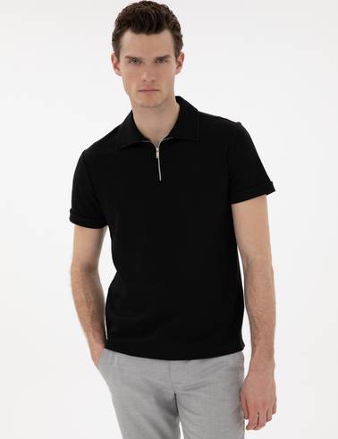 Siyah Slim Fit Tişört