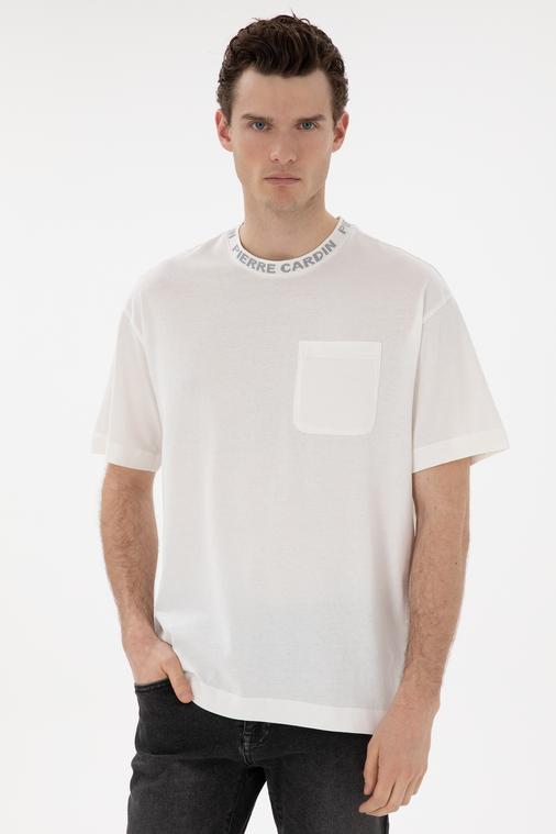 Ekru Comfort Fit Tişört