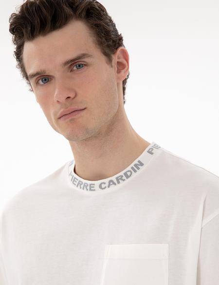 Ekru Comfort Fit Tişört - 50302540193