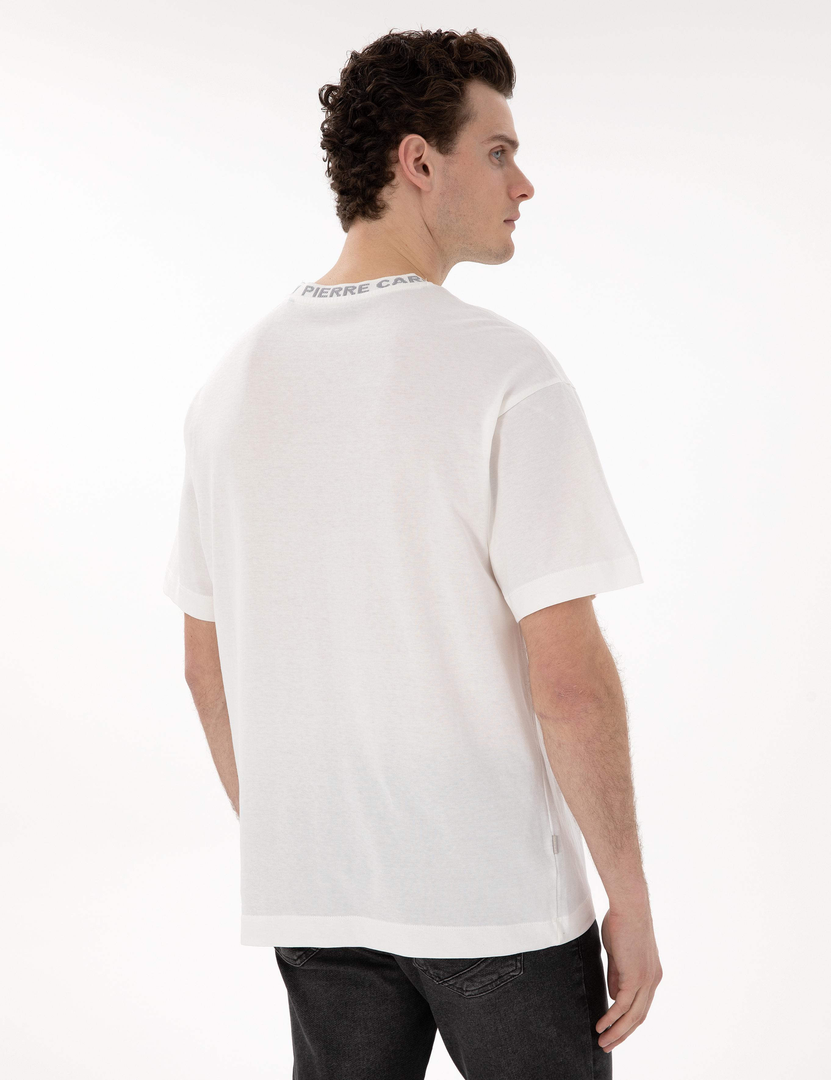 Ekru Comfort Fit Tişört