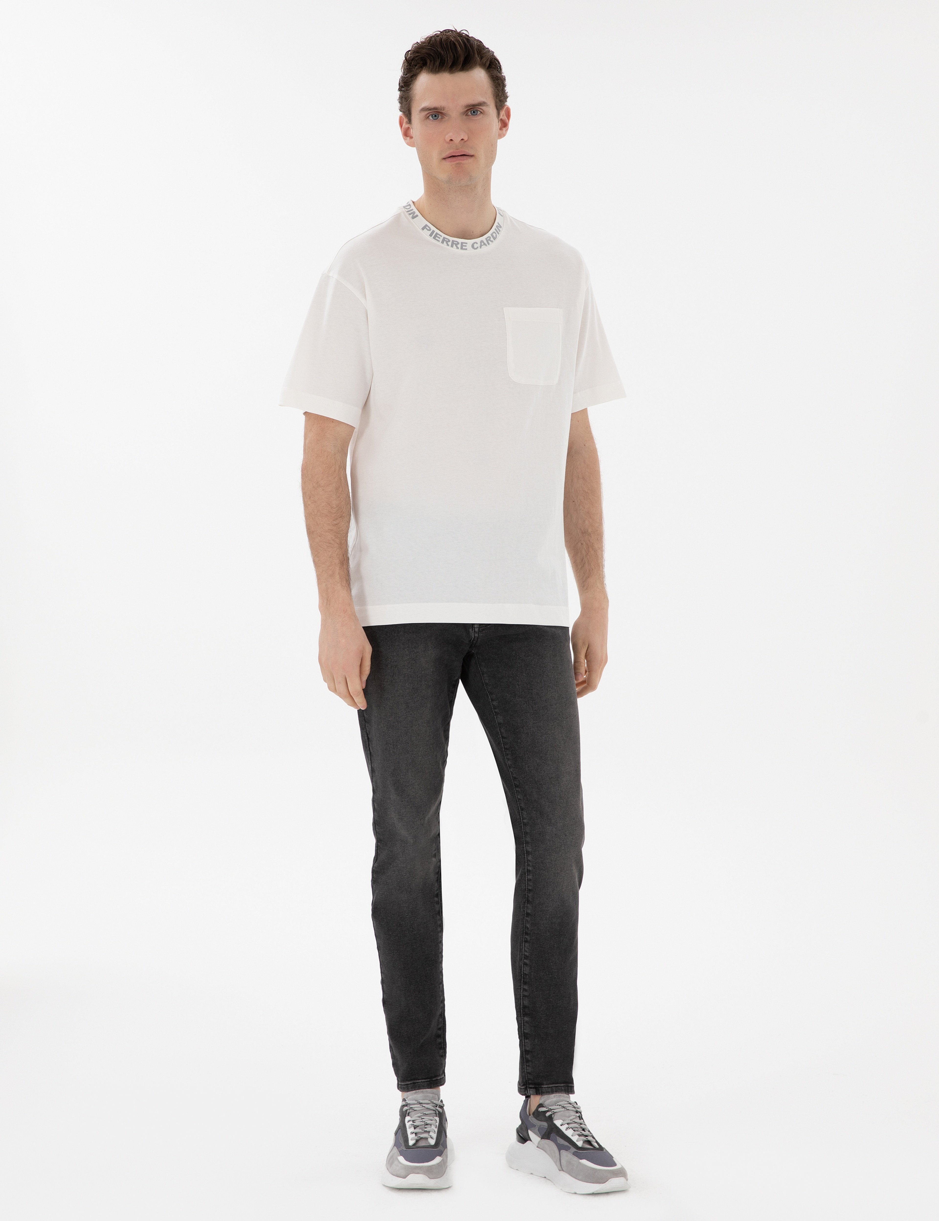 Ekru Comfort Fit Tişört