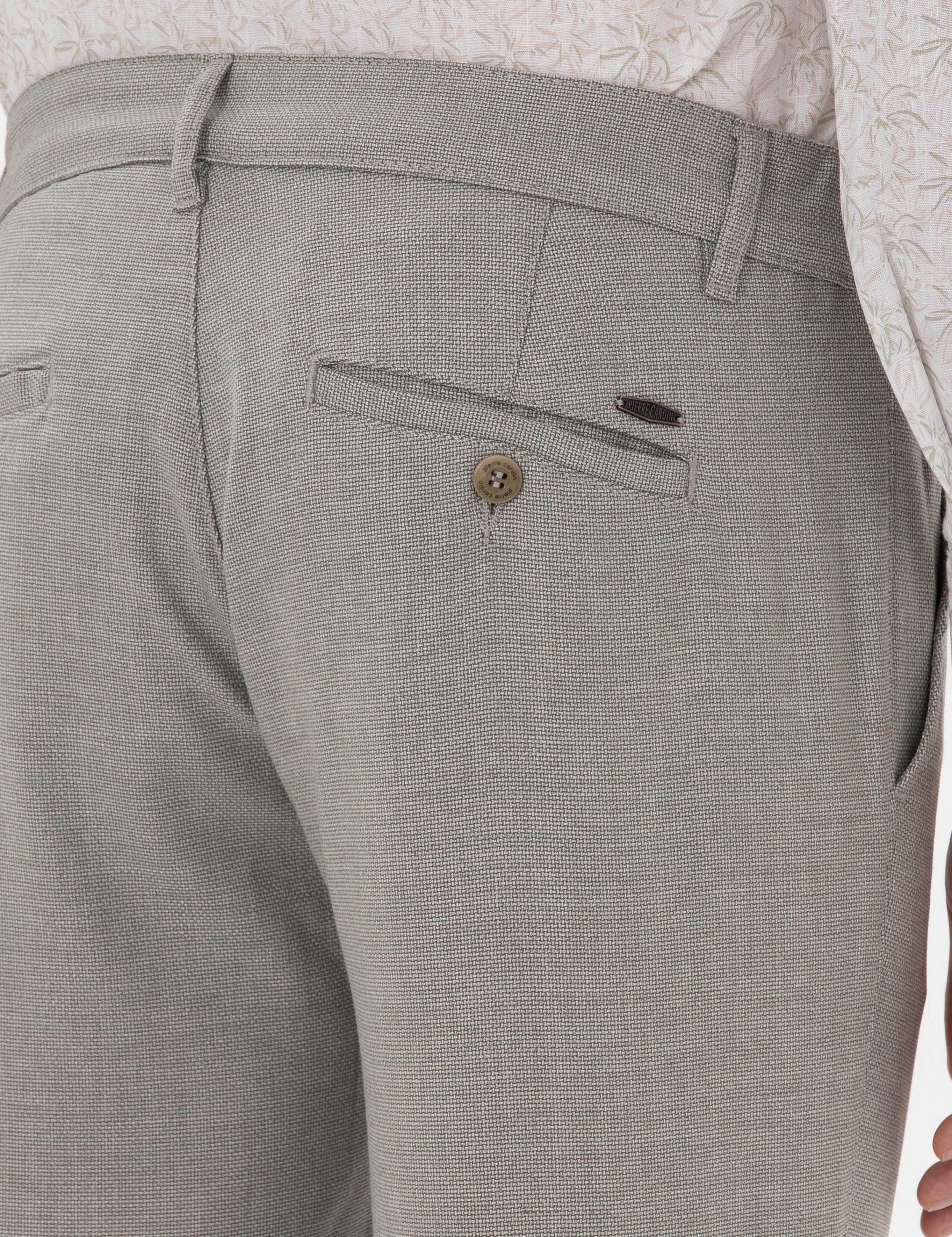 Haki Slim Fit Yazlık Kanvas Pantolon