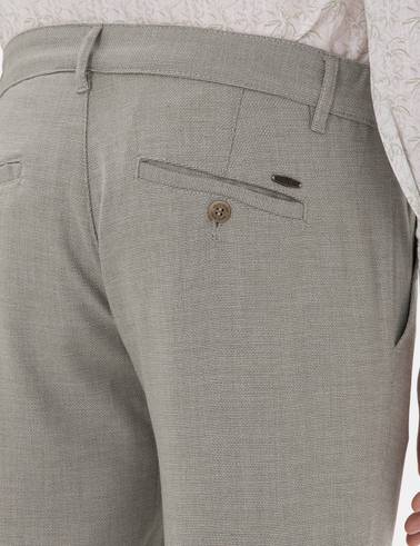 Haki Slim Fit Yazlık Kanvas Pantolon