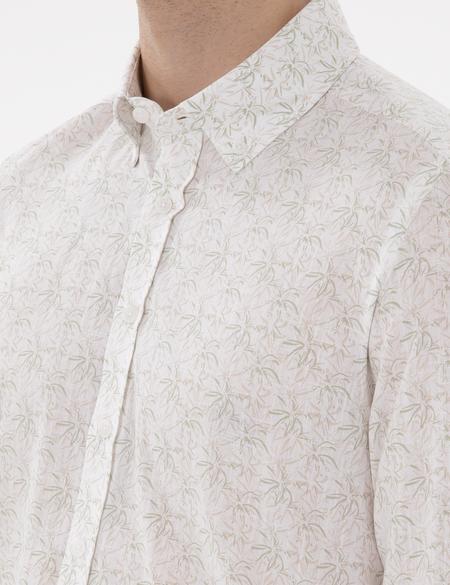 Haki Slim Fit Uzun Kollu Gömlek - 50304548025