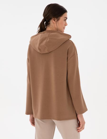 Kahverengi Comfort Fit Örme Hırka - 50301362024