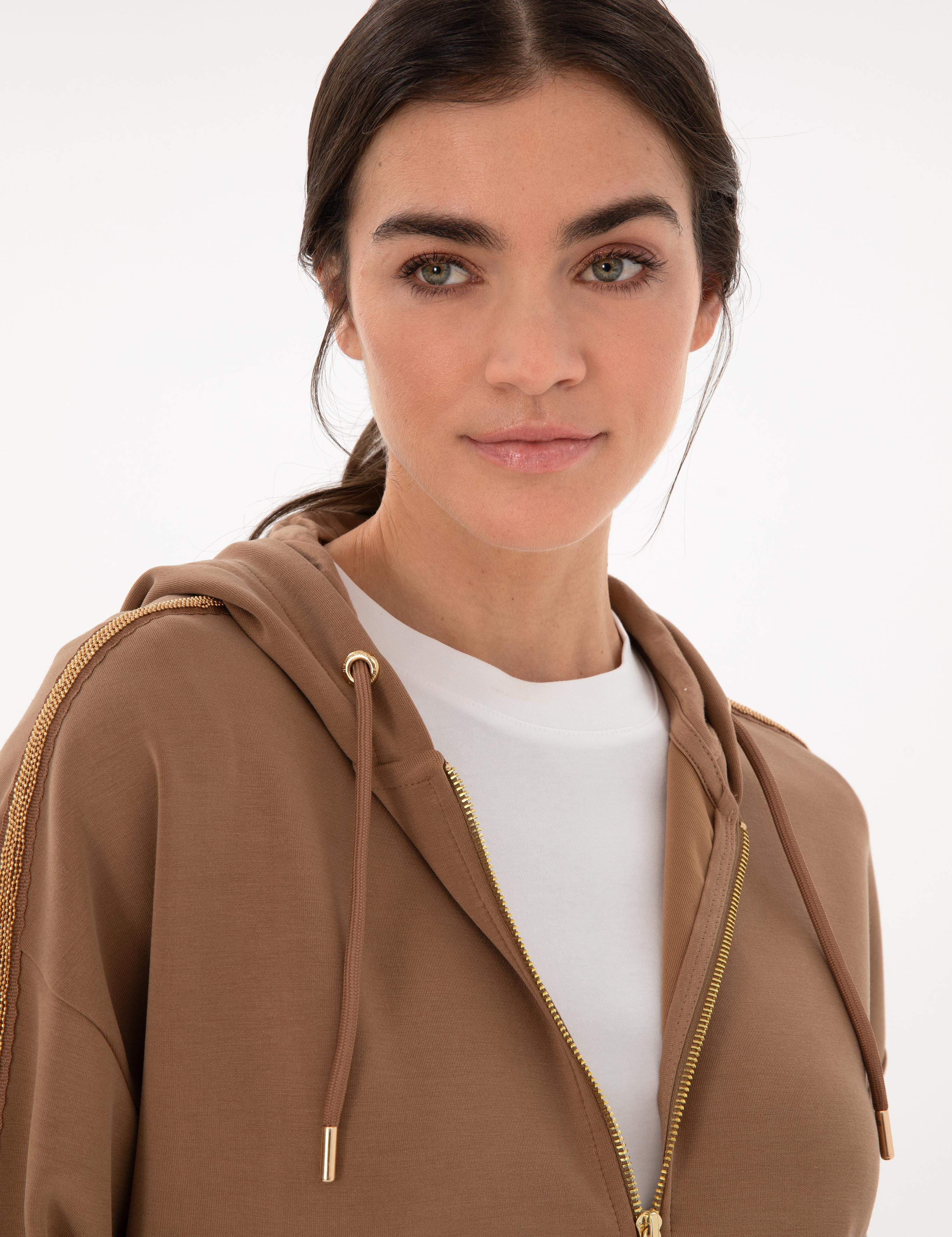 Kahverengi Comfort Fit Örme Hırka