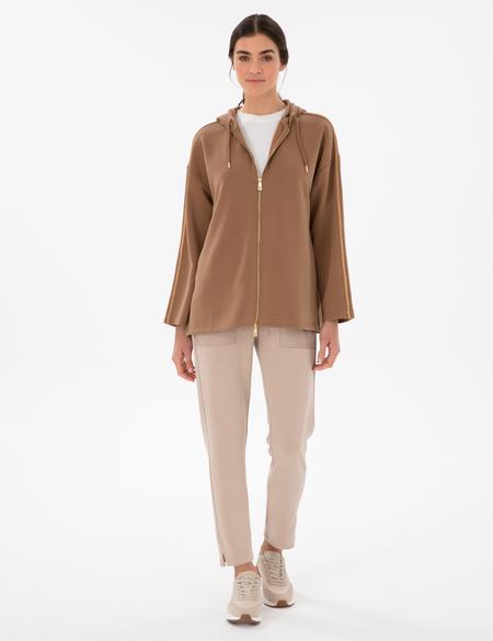 Kahverengi Comfort Fit Örme Hırka - 50301362024