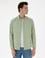 Yeşil Regular Fit Uzun Kollu Gömlek