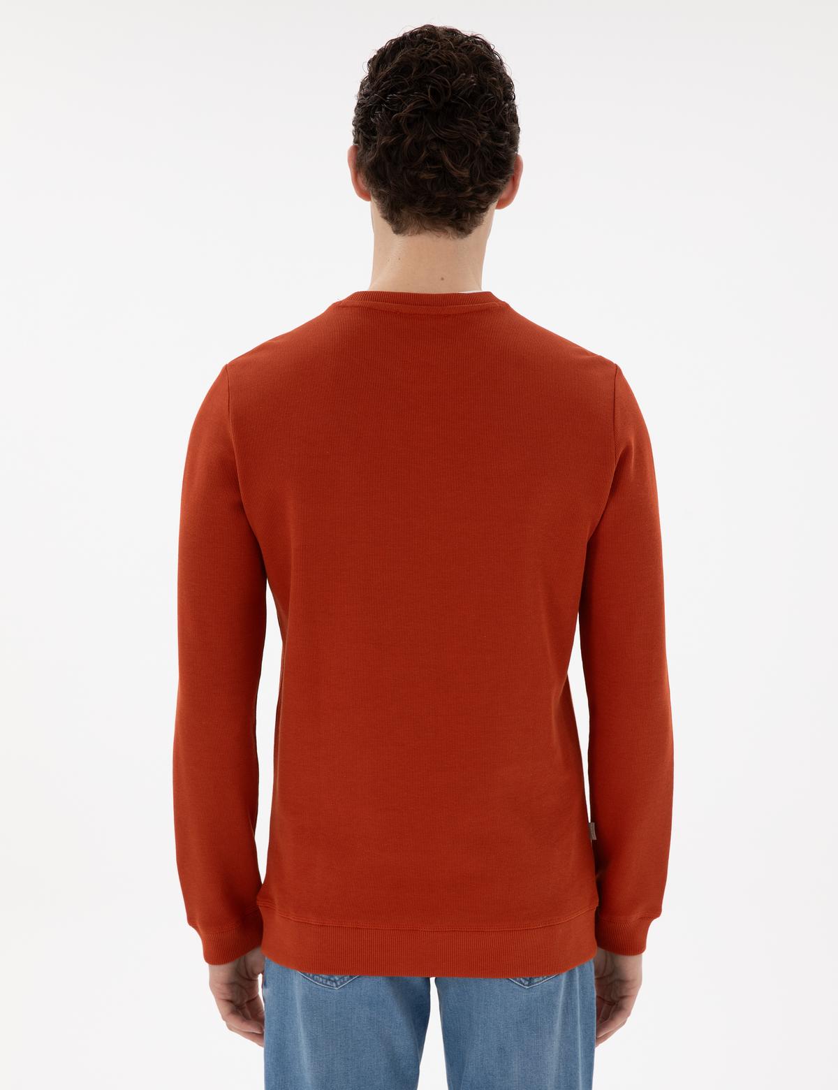 Kahverengi Regular Fit Sweatshirt - 50313298008