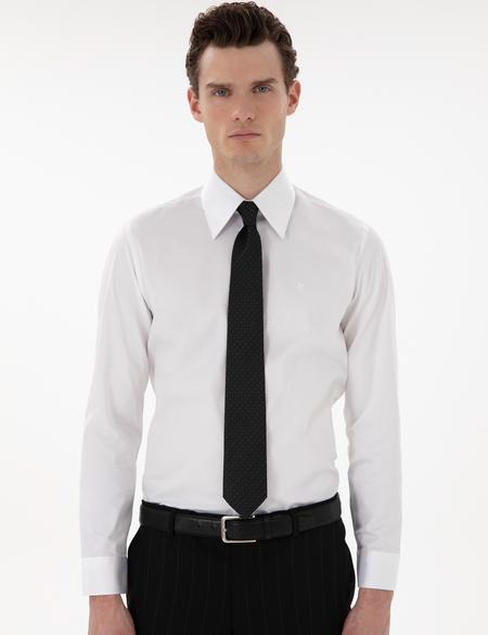 Beyaz Slim Fit Uzun Kollu Gömlek - 50307951009