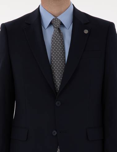 Lacivert Slim Fit Takım Elbise