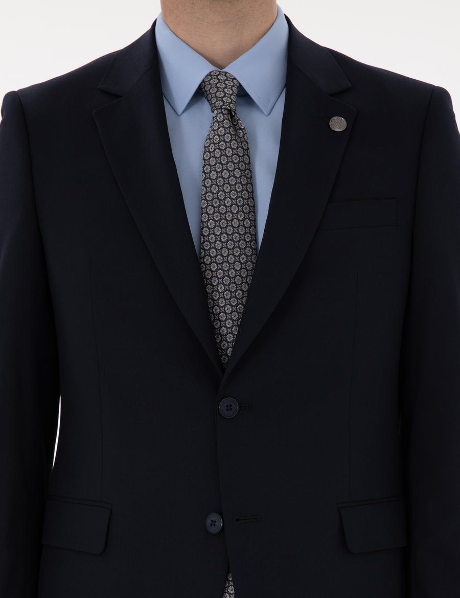 Lacivert Slim Fit Takım Elbise