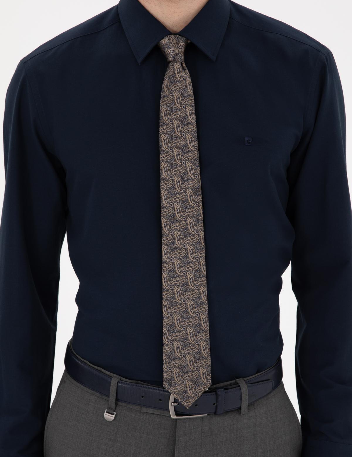 Lacivert Regular Fit Uzun Kollu Basic Gömlek - 50307198007