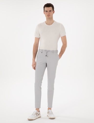 Gri Klasik Jogger Pantolon