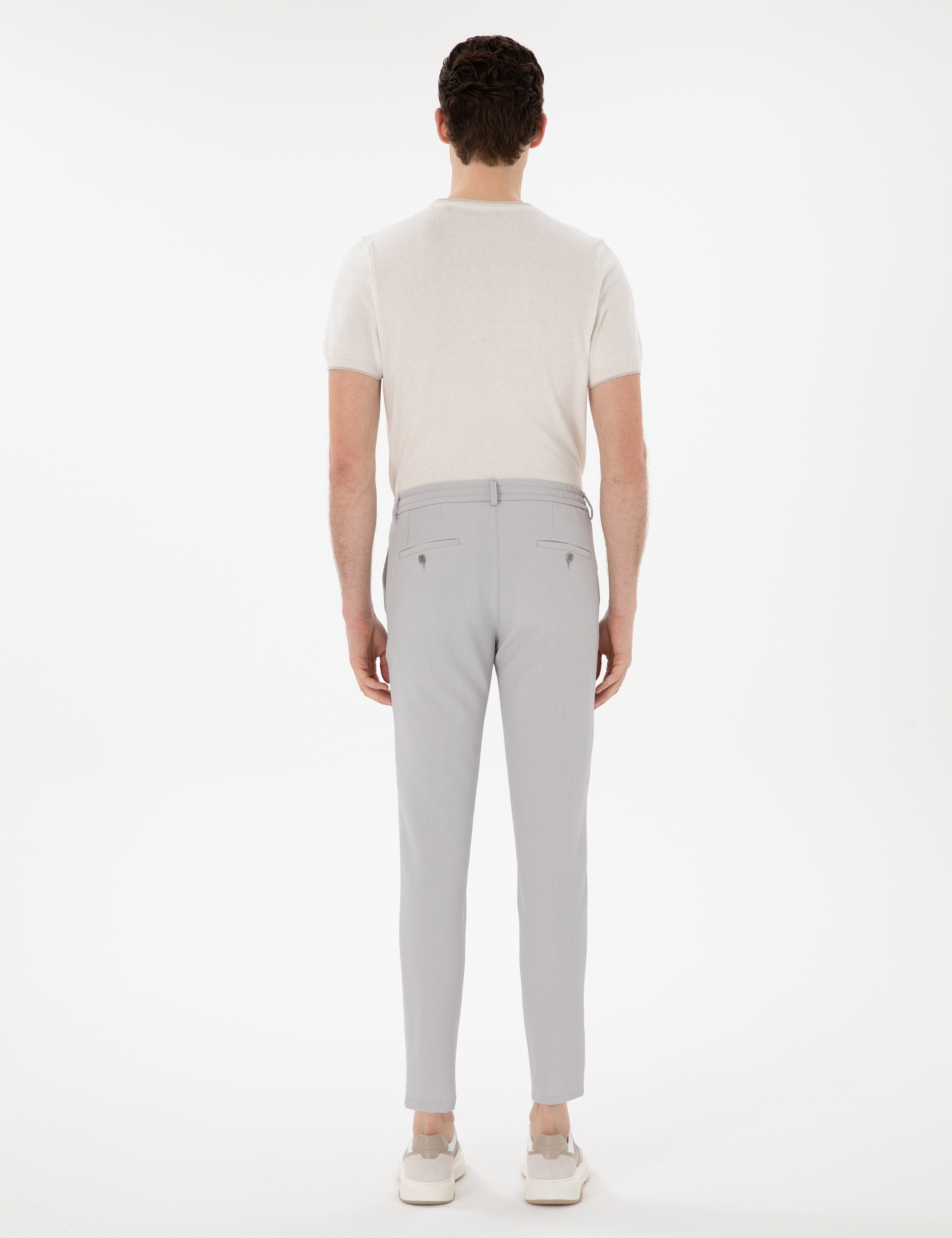 Gri Klasik Jogger Pantolon